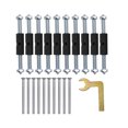 thumbnail image 2 of Xuanheng 21 Pcs High-Quality Iron Cassette Screws Support Rod , Adjustable for Wall Mount Switch Box Junction Box Socket 86 Insulated Type, 2 of 8