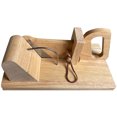 thumbnail image 4 of Huayishang Sausage-Slicer With Stainless Steel Blade, Made Of Rubber Tree Wood, 4 of 8