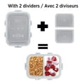 thumbnail image 4 of Starfrit LocknLock Food Storage Divided Container, Capacity of 11oz / 350ml, 2-Compartment Removable Divider, 4 of 8