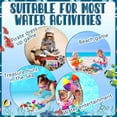 thumbnail image 3 of 24 Diving Gem Pool Toys Colorful Summer Swimming Gem Diving Toys With 2 Boxes Summer Underwater Swimming Toy Set For Parties Birthday Wedding Decoration Gem Small Swimming Pools for Kids with Shade, 3 of 3
