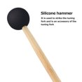 thumbnail image 3 of 128HZ Aluminum Alloy Tuning Fork Silicone Hammer with A Repair Tool Diagnostic Tool for Sound, 3 of 8