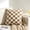 Khaki #4, variant on Checkerboard Lamb Wool Style Pillowcase Cushion Cover | Polyester Decorative Throw Pillow Case with Invisible Zipper | Soft Home Sofa Bedroom Couch Accent Pillow Cover