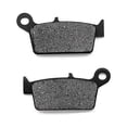 thumbnail image 1 of KMG Rear Brake Pads Compatible with 1995-2007 Kawasaki KX 250 - Non-Metallic Organic NAO Brake Pads Set, 1 of 4