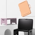 thumbnail image 3 of fastboy Table Pliable pour Salon Canapé-Lit Poignée Portable pour Transport Facile Plateaux Alimentaires Multifonctions cinerous, 3 of 6