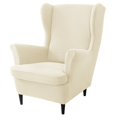 thumbnail image 1 of CHOK 2024 Wing Chair Slipcover Chair Covers For Wingback Chairs Stretch Sofa Cover Furniture Protector Couch Soft With Elastic Bottom-Pink-Chair Cover, 1 of 6