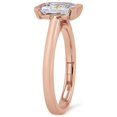 thumbnail image 4 of 0.50 Carat Excellent Radiant Cut Real Diamond Latest Design Solitaire Engagement Ring for Ladies Solid 14K Rose Gold Size 7.5, 4 of 6