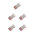 thumbnail image 3 of relayinert 10pcs/set Easy To Buckle Strap With Multi-Color Clasp Belt Buckles High Compatibility ABS Release Buckle Hook Buckle golden yellow 5Set, 3 of 6