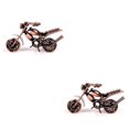 thumbnail image 2 of Transemion Authentic True Metal Vehicles - Must-Have For Any Motorcycle antique bronze 14cm*6cm*7cm 2Set, 2 of 6