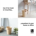 thumbnail image 3 of Umbra Woodrow Trash Can 2-Gallon (7.5 L) Capacity,Natural, 3 of 6