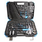 Fixtec 3/8-inch Drive Ratchet and Socket Mechanics Tool Set (132-Pieces)
