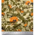 thumbnail image 1 of Soimoi polyester Crepe Fabric Cartoon & Camouflage Printed Fabric 1 Yard 42 Inch Wide, 1 of 3