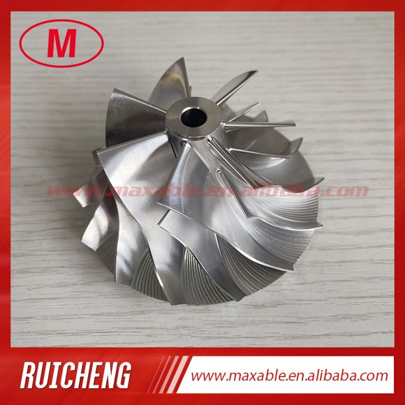 1077-123-2 S200 7+7 Lames 54.61/78.61mm Roue de Compresseur Turbo Haute Performance/aluminium 2618/billet pour 1270-970-0014
