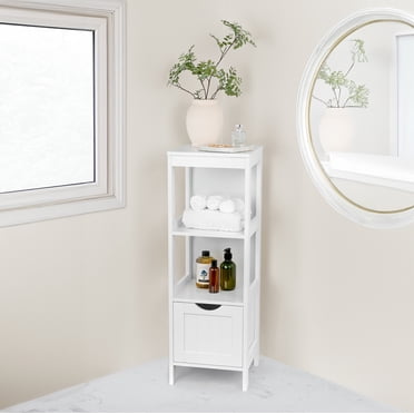 Era Spazio tour de rangement, organisateur pour salle de bains Blanc