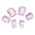 thumbnail image 4 of maskred Luminous Kid Skating Safety Protective Gear Pad Wrist Elbow Knee Pink 5Set, 4 of 6