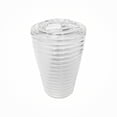thumbnail image 1 of Porte-brosse à dents et gobelet en plastique PS, étiquette grise, 1 of 5
