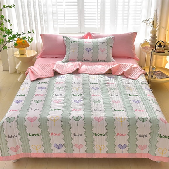 Air-Conditioning Blanket Cool Comforter 1.5m x 2.0m Summer Nap Bedroom Lightweight Soft Cozy Durable