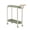 GN, variant on TopLLC Rolling Side Table With Wheels Cream Mobile End Table-Bedroom Nightstand Living Room Table Portable Nesting Table For Small Spaces Plastics Storage Rack