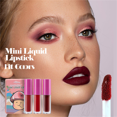 thumbnail image 5 of 3Pcs Black Lipstick Tube Set Lip Gloss High Pigmented Velvety Creamy Lipstick Proof & Non Stick Lip Stain Colors & Color Lips Makeup 2Ml*3Pcs, Color Lipstick, 5 of 5