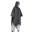 thumbnail image 2 of S SERENABLE Poncho de Pluie à Capuche Imperméable Léger Réutilisable Imperméable Cape de Pluie pour Noir, 2 of 9