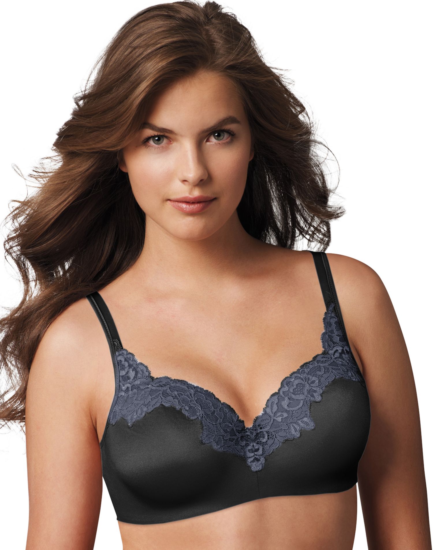Playtex Soutien-Gorge à Armatures Secrets Body Revelation pour Femme, 40DD, Noir/private Jet