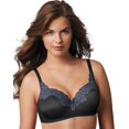 thumbnail image 1 of Playtex Womens Secrets Body Revelation Underwire Bra, 38DDD, Black/Private Jet, 1 of 4