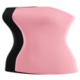 thumbnail image 1 of CHUANK Haut Bandeau Long Tube Basique Uni Extensible en Coton pour Femmes, Lot de 2, 1 of 5