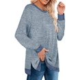 thumbnail image 3 of Fall Sweaters for Women  Long Sleeve Tunic Tops for Leggings, 3 of 5
