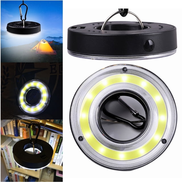 Dvkptbk Camping Lamp Outdoor Cob LED Lamp Camping Tent Hook Lantern Emergency Light Camping Light