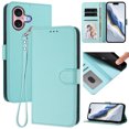 thumbnail image 2 of GANGXUN Wallet Case for iPhone 16 – Magnetic Closure, RFID Blocking, Wrist Strap, Wireless Charging Compatible, 2 of 6
