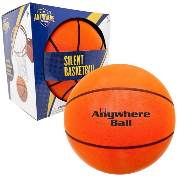Ballon Basket Silencieux 18 Cm En Mousse – Mini Basket Indoor Sans Bruit Pour Enfants Et Adultes