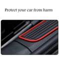 thumbnail image 4 of Door Sill Plate Protectors for Car Universal Door Entry Guards Sill Scuff Cover Panel Step Protector,Door Sill Plate Protectors for Car　, Welcome Pedal　Protector Cover,　Black 4pcs/Set,Black Red, 4 of 5