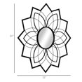thumbnail image 3 of HOMCOM Miroir Mural Rond Moderne 31 Pouces x 31 Pouces pour Salon, Décoration Décorative, 3 of 10