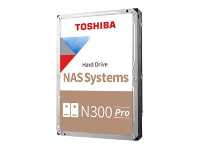 Toshiba N300 PRO - Hard drive - 12 TB - internal - 3.5" - SATA 6Gb/s - 7200 rpm - buffer: 512 MB