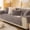 Grey, variant on DPTALR Thick Rabbit Plush Sofa Cushion, Non-Slip Sofa Cover Super Soft Faux Throw Couch Cushion Covers Furniture Protector (Sofa Cushion 70x210 Cm)