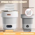 thumbnail image 4 of Portable Washing Machine,Mini Washer 20L Upgraded With Spin Basket,Small Clothes Folding Washing Machine Of Underwear, Baby And Small Clothes,Suitable For Home Apartments Dormitor, 4 of 7
