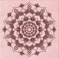 thumbnail image 1 of Ahgly Company Machine Washable Indoor Square Transitional Indian Red Area Rugs, 6' Square, 1 of 7
