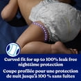 thumbnail image 4 of Huggies Overnites Nighttime Baby Diapers, Size 3 (16-28 lbs), 66 Count, 4 of 9