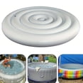 thumbnail image 2 of Couverture de Piscine hors Sol Ronde 140cm avec Poignées Design Flottant Isolant Réutilisable et Pliable pour un Rangement Facile, 2 of 7