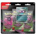 thumbnail image 1 of Pokemon Trading Card Games Scarlet & Violet 6.5 Shrouded Fable 3-Booster Blister, 1 of 2