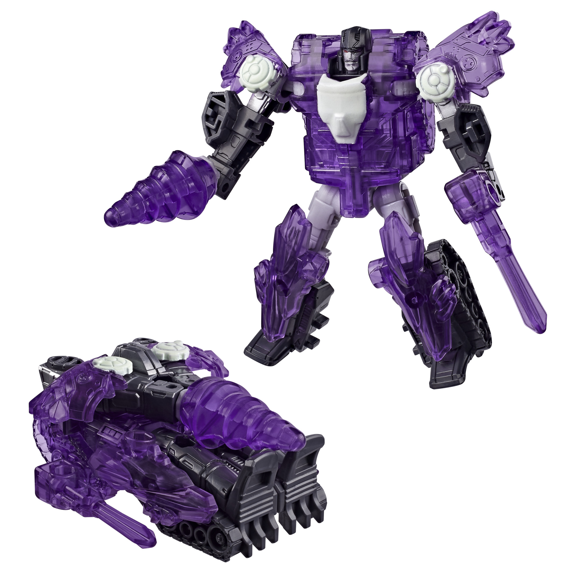 Transformers CYBERWORLD Megatron Energon Surge Armored Cyber Changers Action Figure