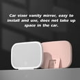 thumbnail image 4 of Labymos Car Visor Vanity Mirror with LED Lights Makeup Mirror Sun-Shading Cosmetic Mirror with Touchscreen, 4 of 8