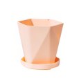 thumbnail image 1 of facefd Flowerpot Gardening Base Container Garden Ornament Multiple Colors Plant Planter Practical Portable Fashionable White Pink, 1 of 6