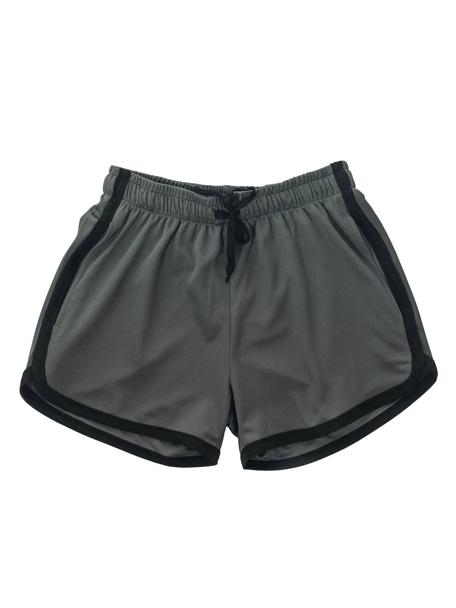 Sylvamorning Men Summer Athletic Outfits Drawstring Elastic-Waist Sports Shorts