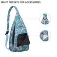 thumbnail image 4 of Great White Shark Attack Print Sling - Dramatic Ocean Scene Design, 4 of 4