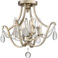 thumbnail image 2 of Quoizel REG1716VG 16" Ceiling Light Fixture 4-Light Semi-Flush Vintage Gold, 2 of 3