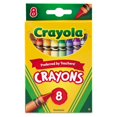 thumbnail image 2 of Crayola Craies de Cire de Couleur Classiques, 8 Couleurs/boîte, 2 of 2