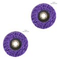 thumbnail image 3 of QualitChoice Sanding Wheel Polishing Paint Rust Grinding Inner Hole Tools for Angle Grinder Wood Metal Buffing Car Accessories #125 purple 2Set, 3 of 6