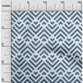 thumbnail image 2 of oneOone Polyester Spandex Teal Blue Fabric Geometric Sewing Craft Projects Fabric Prints By Yard 56 Inch Wide, 2 of 5