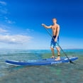thumbnail image 4 of Goplus Small Inflatable SUP Board, Portable Paddle Board with 5D rings Stand Up Paddle Board for Youth & Adult Navy, 4 of 10