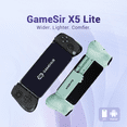 thumbnail image 3 of GameSir X5 lite Mobile Gaming Controller with Hall Effect Sticks, Turbo Customization & Pass-Through Charging, for iPhone 16/15 series, iPad mini, and Android, 3 of 13